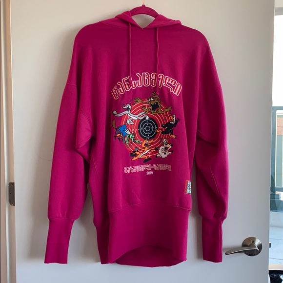 vetements cartoon hoodie